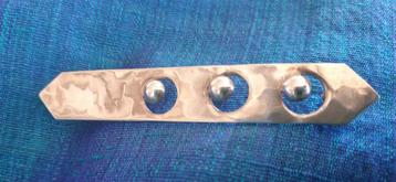 Modernistische Zilveren Broche. GRATIS Verzending. beschikbaar voor biedingen