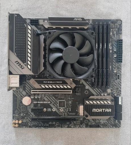 INTEL I9-10900F - MSI B460M MORTAR - 64gb 4X16GB 3200MZ DDR4, Computers en Software, Moederborden, Zo goed als nieuw, DDR4, Ophalen of Verzenden