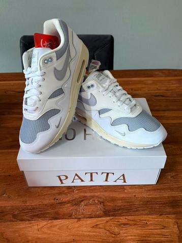 Nike Air Max 1 Patta Waves White 44.5 beschikbaar voor biedingen