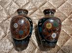 antieke Japanese bronzen cloisonne vazen, Antiek en Kunst, Antiek | Koper en Brons, Ophalen of Verzenden