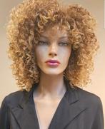 Blonde krullende pruik - synthetisch, Ophalen of Verzenden, Nieuw