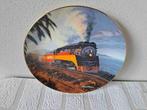 Stille Oceaan stoomtrein Franklin Mint wandbord D20.5 cm, Ophalen of Verzenden