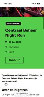 GEZOCHT, 2 TICKETS nightrun achmea, Tickets en Kaartjes, Evenementen en Festivals, Twee personen