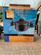 Le Chef pasta/groente-afgietpan 24cm, Huis en Inrichting, Keuken | Potten en Pannen, Ophalen of Verzenden, Zo goed als nieuw, Overige materialen