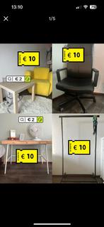 Small Furniture for Sale in Delft- Desk, Sofa Chair, Ophalen of Verzenden, Zwart