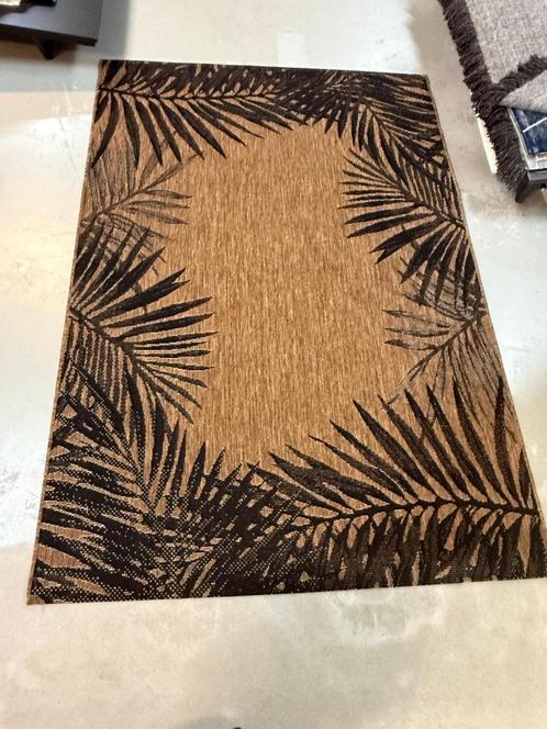 vloerkleed bruin/zwart, Huis en Inrichting, Stoffering | Tapijten en Kleden, Zo goed als nieuw, 200 cm of meer, Rechthoekig, Bruin