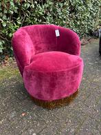 Prachtige fauteuil velvet!, Ophalen of Verzenden, Zo goed als nieuw, 75 tot 100 cm, 50 tot 75 cm