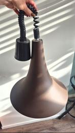 Trompetlamp bruin  vintage Dijkstra, Ophalen of Verzenden, Minder dan 50 cm