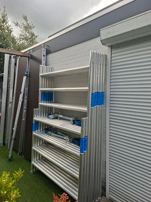 Zgan rolsteiger 8.2 mtr werkhoogte compleet, Doe-het-zelf en Verbouw, Steigers, Zo goed als nieuw, Rolsteiger of Kamersteiger