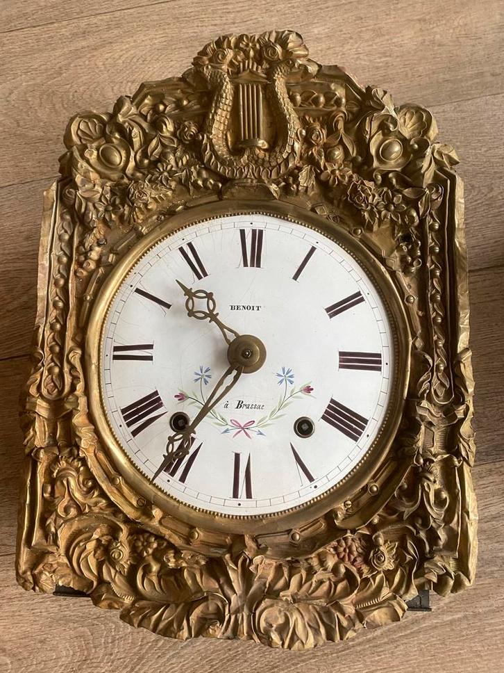 Antieke Benoit klok met slinger, Antiek en Kunst, Antiek | Klokken, Ophalen