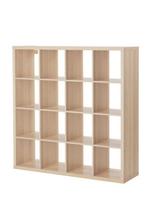 IKEA KALLAX kast eiken 16 vakken + 4 dozen, Ophalen
