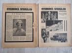 2 Averbode weekblad: overlijden van koningin Astrid, België, Ophalen of Verzenden, Gelezen, Krant