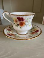 Kop en schotel Paragon, Autumn Glory, Antiek en Kunst, Antiek | Servies los, Ophalen of Verzenden