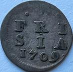 Friesland dubbele stuiver 1709, Vóór koninkrijk, Zilver, Losse munt, Overige waardes