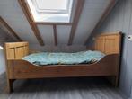 Antiek grenen bed kinderbed 1 persoons bed, 90 cm, Eenpersoons, Zo goed als nieuw, Hout
