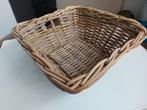 Rieten - rotan mand (vierkant), Mand, Vierkant, Ophalen of Verzenden, Zo goed als nieuw