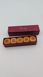 Vintage Bakelite Poker Dobbelstenen Set, Ophalen of Verzenden