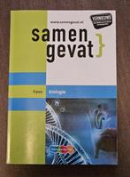 Nieuw samengevat Biologie HAVO examen, Verzenden, Biologie, HAVO, Nieuw