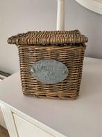 Leuk rieten mandje voor kaarsen, Ophalen, Zo goed als nieuw, Overige materialen, Minder dan 50 cm