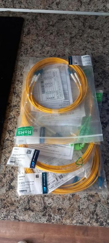 Glasvezel jumpers duplex lc,lc 2 mm 4 keer 5 meter beschikbaar voor biedingen