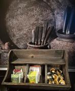 Sober landelijk gruttersbak vakkenkist nieuw, Ophalen, Nieuw