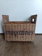 Rattan Lectuur Mand, Mand, Ophalen of Verzenden, Zo goed als nieuw, Riet