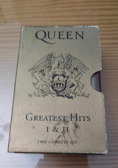 Queen muziek cassettes box greatest hits 1 en 2 dolby, Cd's en Dvd's, Cassettebandjes, Gebruikt, Origineel, Ophalen of Verzenden