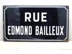 Frans straatnaambord “Rue Edmond Bailleux”, Ophalen of Verzenden