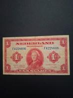 1 gulden muntbiljet Wilhelmina uit 1943 in ZF-, Postzegels en Munten, Bankbiljetten | Nederland, Ophalen of Verzenden, 1 gulden