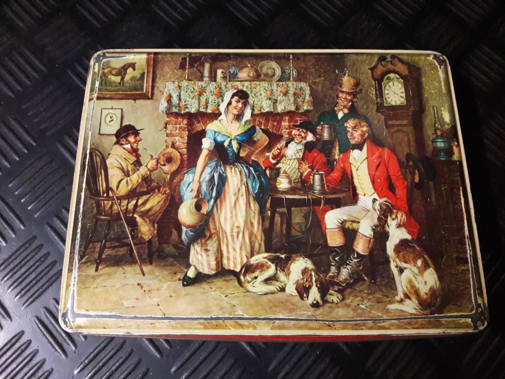 oude Engelse blikken, Verzamelen, Blikken, Ophalen of Verzenden, Gebruikt, Koek(jes), Overige merken