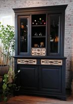 Rustieke buffetkast Mat zwart of botanic green, Huis en Inrichting, Kasten | Buffetkasten, Ophalen of Verzenden, Zo goed als nieuw