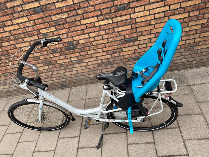 Gazelle Bloom incl. zitje, Fietsen en Brommers, Fietsen | Dames | Moederfietsen, Zo goed als nieuw, Gazelle, 56 cm of meer, 2 zitjes