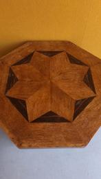 Art Deco 8 kantig bijzettafeltje, wijntafel, tafeltje, Huis en Inrichting, Woonaccessoires | Etagères, Gebruikt, Vintage, Ophalen of Verzenden