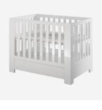 Babybox hoogglans wit met lade, Kinderen en Baby's, Boxen, Ophalen of Verzenden, Gebruikt, In hoogte verstelbaar