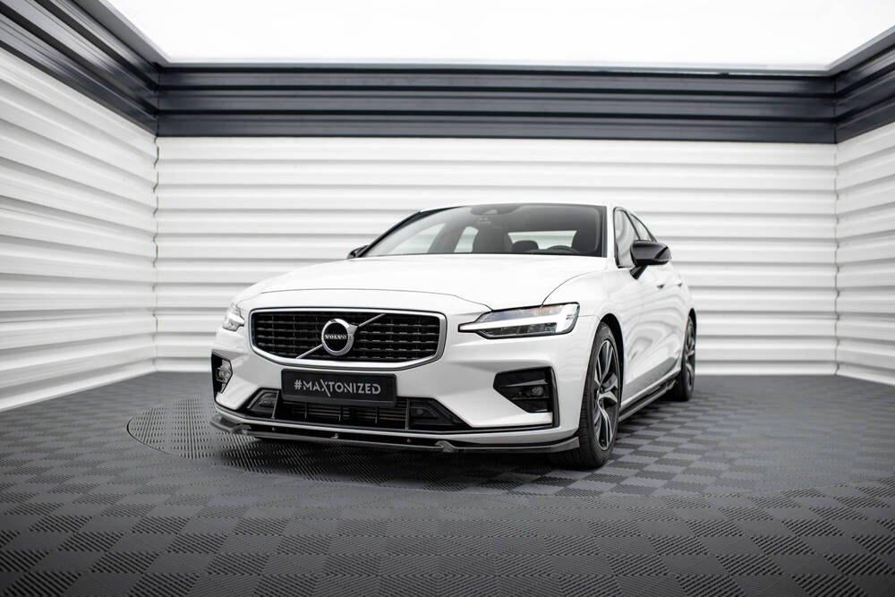 Voorlip spoiler sideskirt diffuser - V60 S60 R-Design 18+, Auto diversen, Tuning en Styling, Ophalen of Verzenden