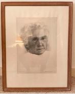 Litho Van Aart van Dobbenburgh - Portret van Toos, Ophalen of Verzenden
