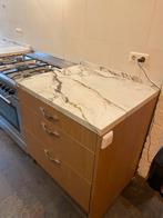 Laden kasten keuken 80 cm breed Ikea met blad, Huis en Inrichting, Kasten | Roldeurkasten en Archiefkasten, Ophalen, Gebruikt