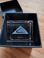 Mooie glazen kubus waar in 3D AGCO Challenger logo., Hobby en Vrije tijd, Ophalen of Verzenden, Nieuw, Auto