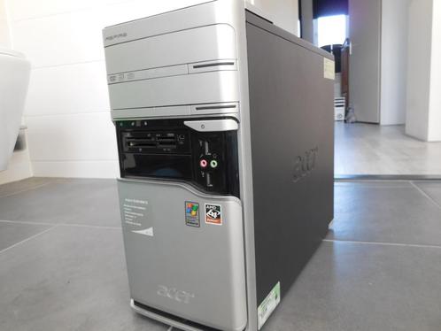 ACER aspire windows xp computer, Computers en Software, Vintage Computers, Ophalen of Verzenden