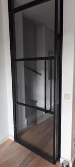 Stalen deur met veiligheidsglas - 88x231 cm, Ophalen, Binnendeur, 215 cm of meer