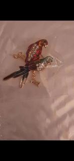 Papagaai broche, Ophalen of Verzenden, Nieuw, Overige materialen