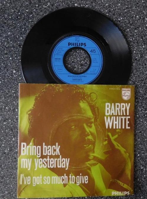 Barry White - bring back my yesterday (vanaf € 2,00), Cd's en Dvd's, Vinyl Singles, Ophalen of Verzenden