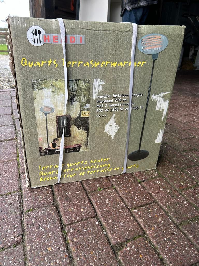 Hendi terrasverwarmer - Nieuw in doos (doos beschadigd), Tuin en Terras, Terrasverwarmers, Ophalen, Nieuw, Elektrisch, Vloer