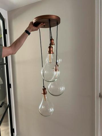 Hanglamp met glazen bollen