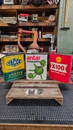 Olieblik 3x yacco antar en shell, Ophalen of Verzenden