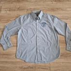 Vanguard blouse maat Xxl. Katoen. Streepje blauw, wit., Kleding | Heren, Grote Maten, Overhemd, Blauw, Ophalen of Verzenden, Zo goed als nieuw