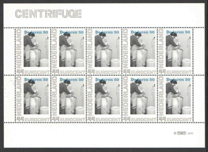 Nostalgie op postzegels Jaren '50: Centrifuge, Postzegels en Munten, Postzegels | Nederland, Postfris, Na 1940, Ophalen of Verzenden