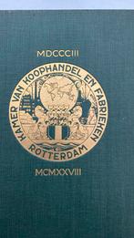 KvK en Fabrieken Rotterdam 1803 - 1928, Gelezen, Ophalen of Verzenden, 20e eeuw of later