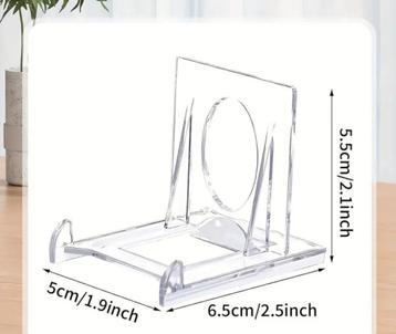 Transparante display standaard – ideaal voor oa medailles beschikbaar voor biedingen