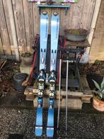 Salomon ski's heren en dames met stokken, Ophalen, 160 tot 180 cm, Gebruikt, Salomon